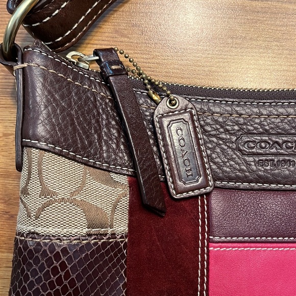 Coach multi pattern shoulder bag - Picture 5 of 11
